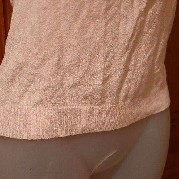 Trina Turk Y2K Pastel Pink Ribbed Camisole Tank Top | Minimalist Large Feminine - Picture 6 of 9